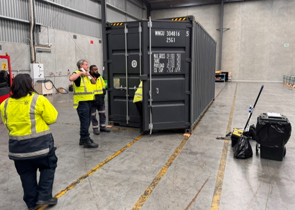 Two containers were placed on hold by MPI.
