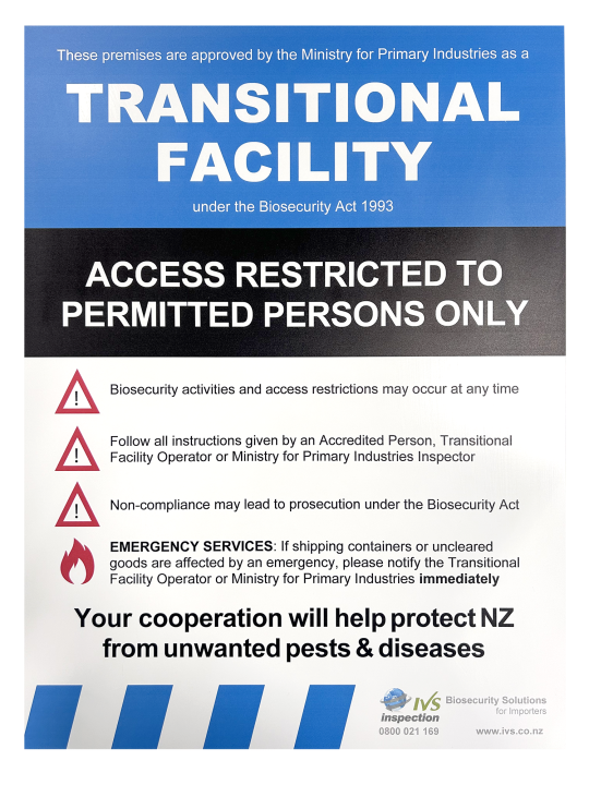 Sign   Transitional   Facility