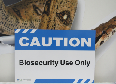 Caution Signage: Biosecurity Use Only