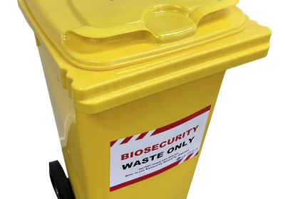 120L Wheelie Bins (with Waste Labels)