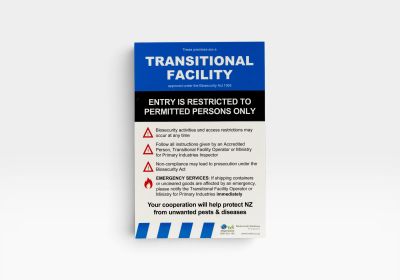 Transitional Facility Signs